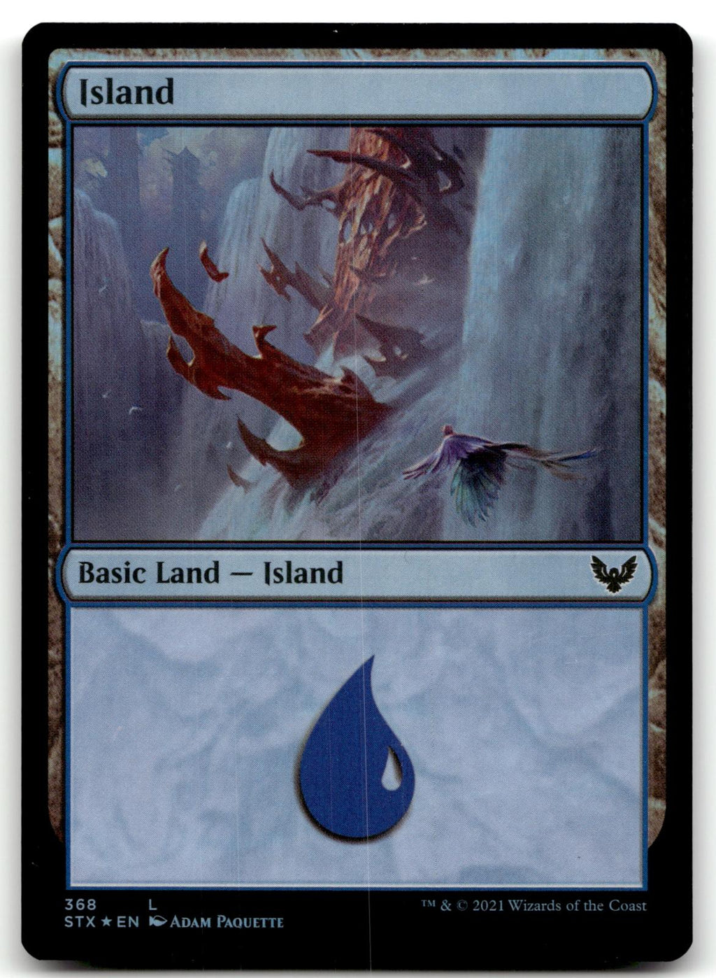 Island (368) 368 Land Strixhaven: School of Mages Magic: The Gathering Foil NM