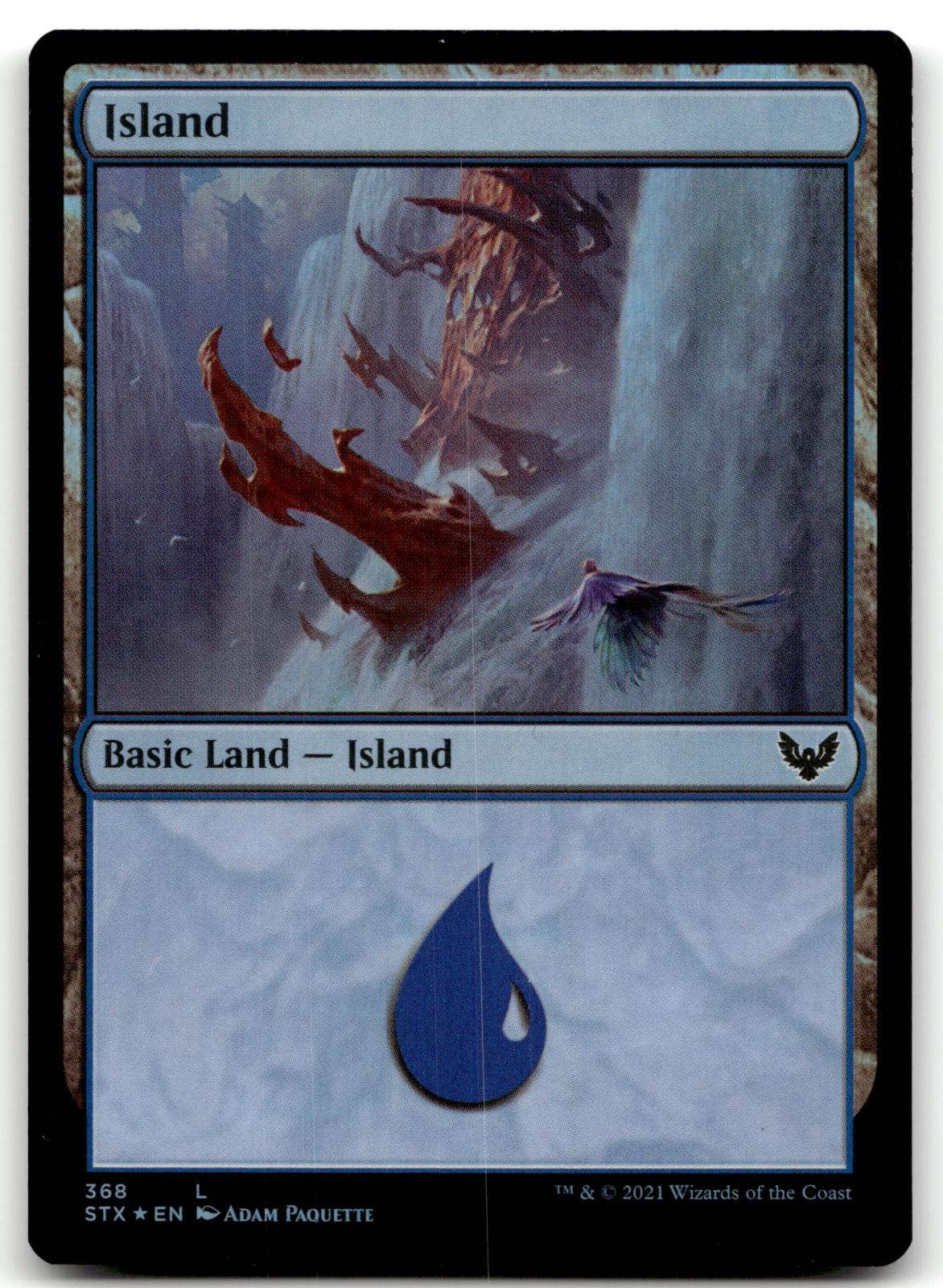 Island (368) 368 Land Strixhaven: School of Mages Magic: The Gathering Foil NM