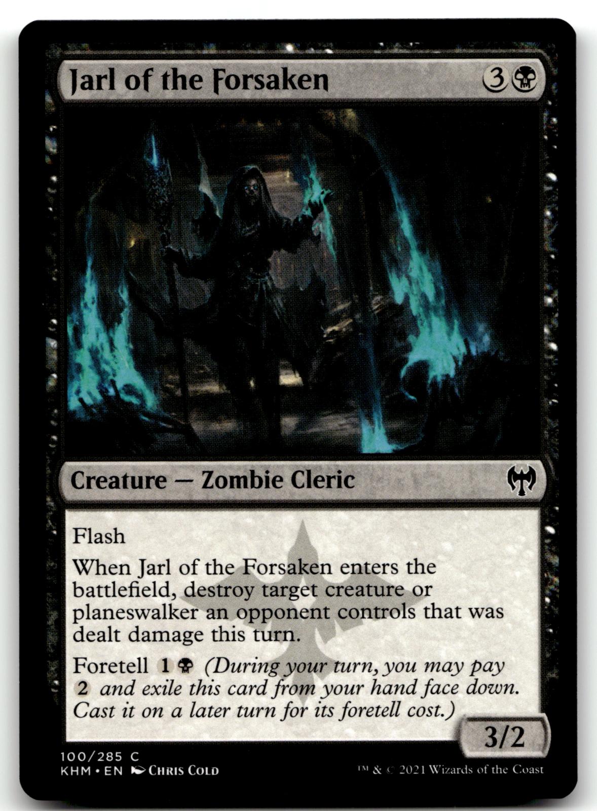 Jarl of the Forsaken 100 Common Kaldheim Magic: The Gathering Near Mint