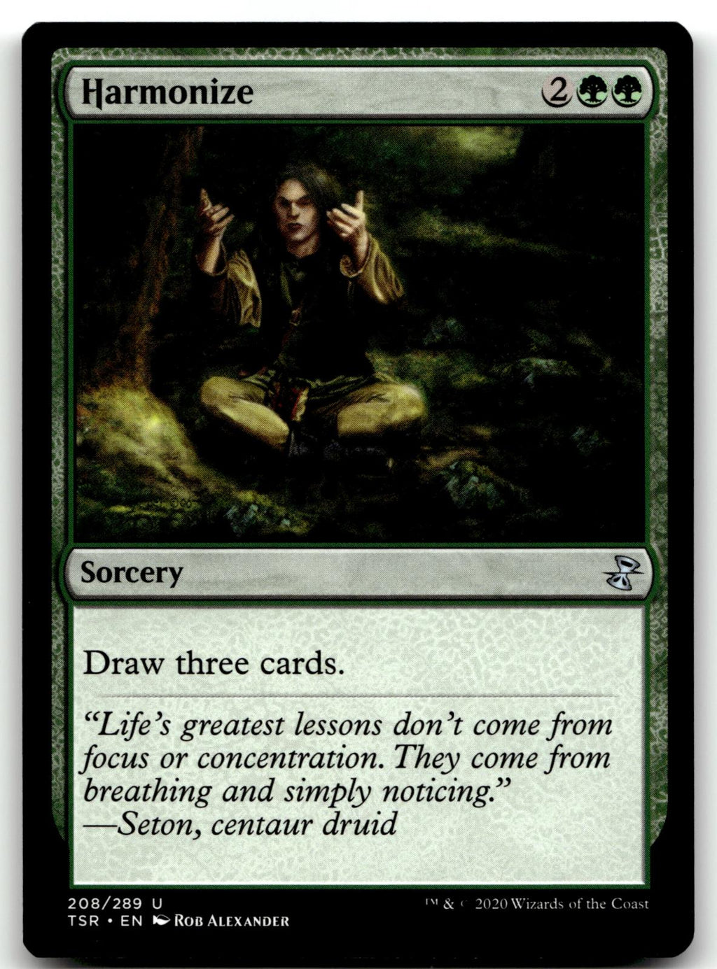 Harmonize 208 Uncommon Time Spiral: Remastered Magic: The Gathering Near Mint