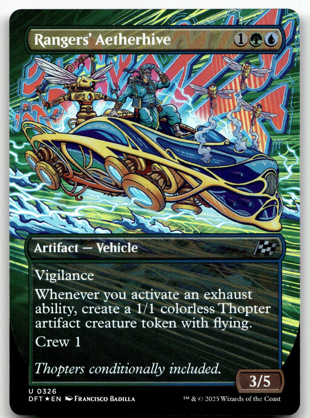 Rangers' Aetherhive (Borderless) 326 Aetherdrift Magic: The Gathering Foil NM