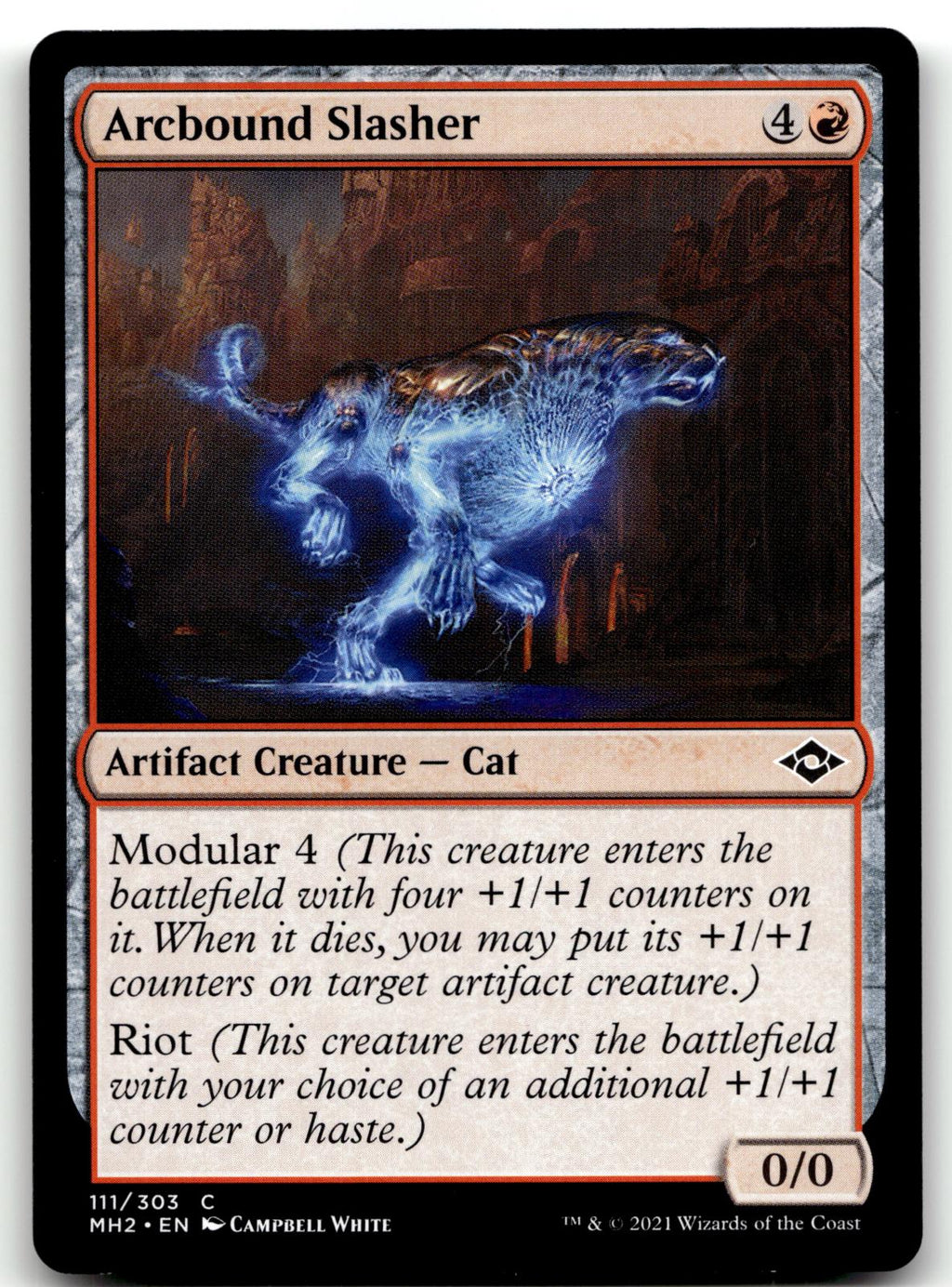Arcbound Slasher 111 Common Modern Horizons 2 Magic: The Gathering Near Mint