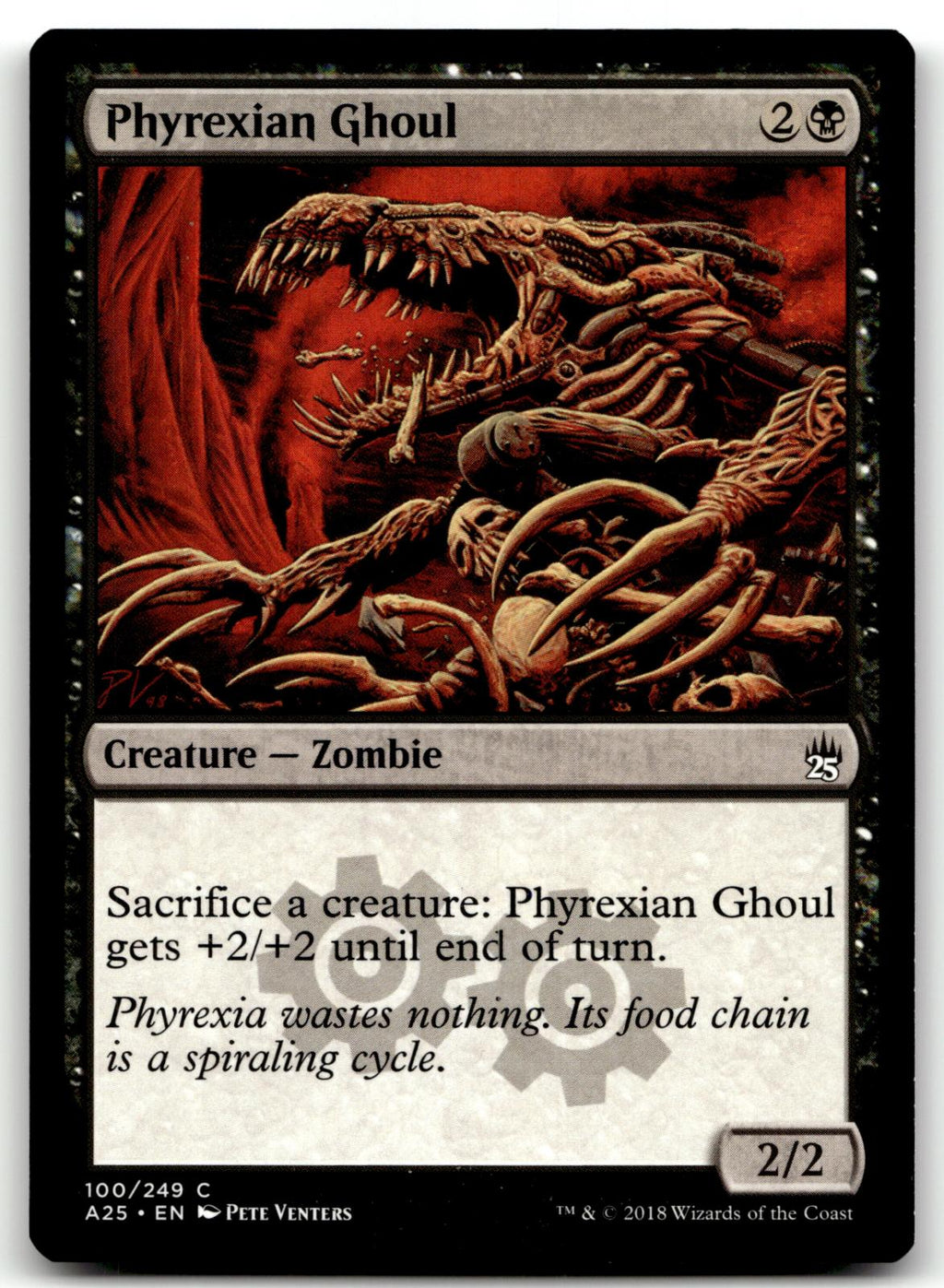 Phyrexian Ghoul 100 Common Masters 25 Magic: The Gathering Near Mint