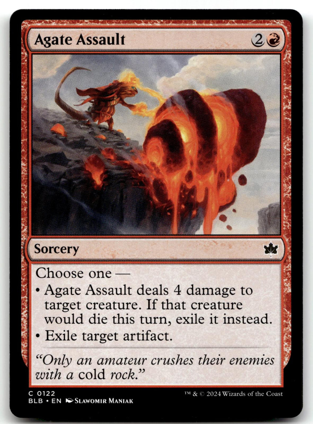 Agate Assault 122 Common Bloomburrow Magic: The Gathering Near Mint