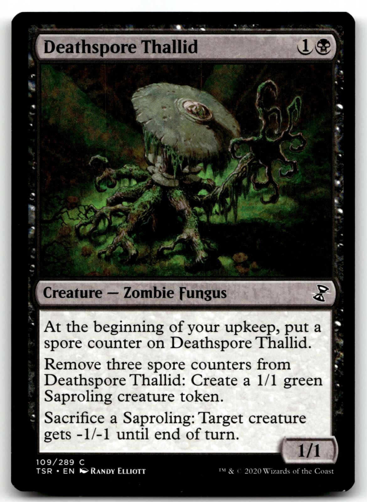 Deathspore Thallid 109 Common Time Spiral: Remastered Magic: The Gathering NM
