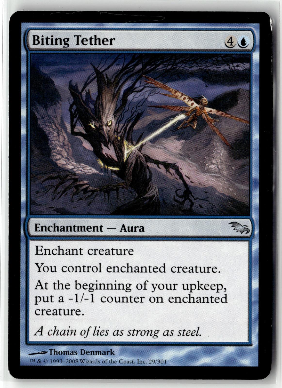 Biting Tether 29 Uncommon Shadowmoor Magic: The Gathering Near Mint
