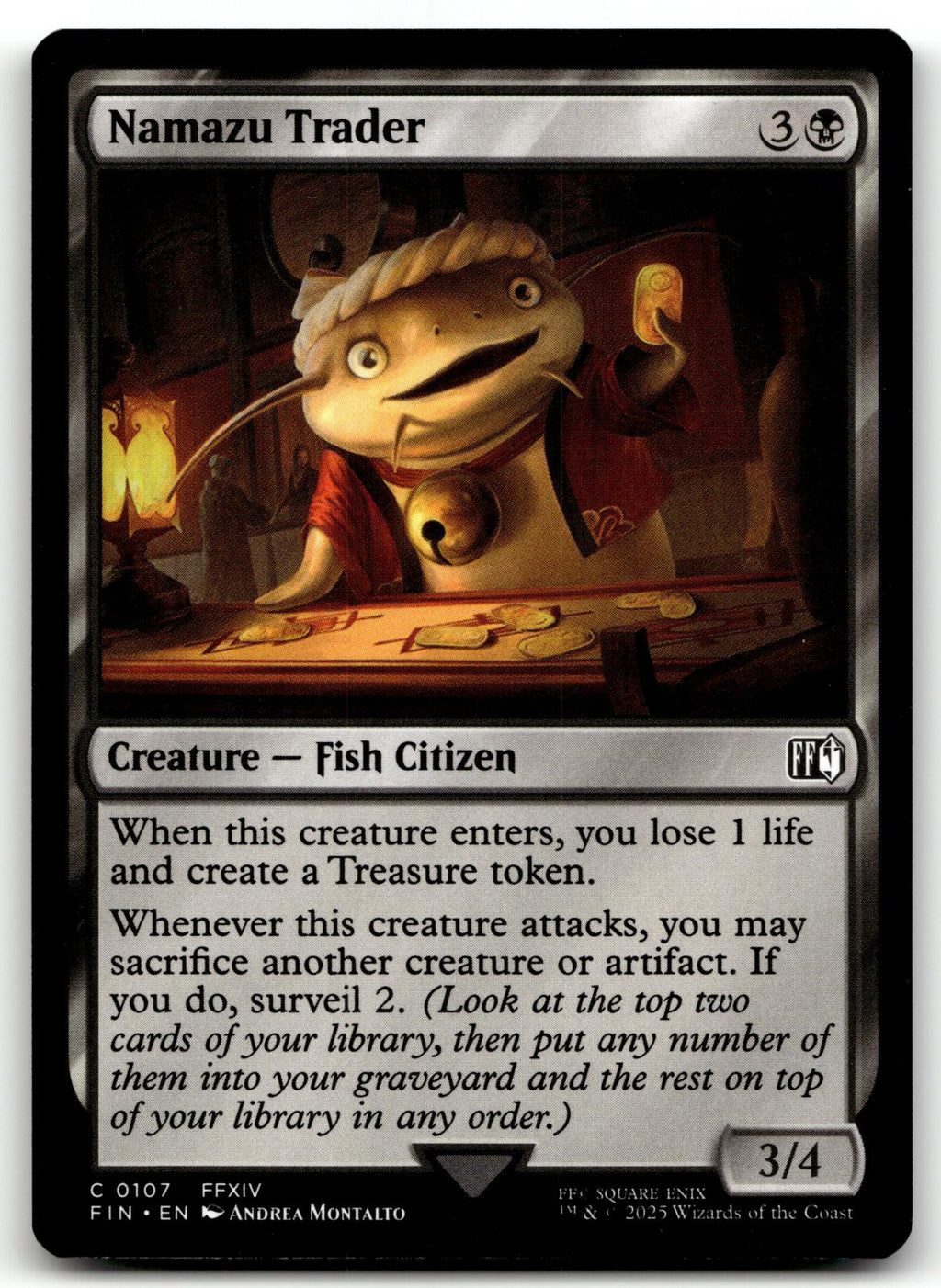 Namazu Trader 107 Common FINAL FANTASY Magic: The Gathering Near Mint