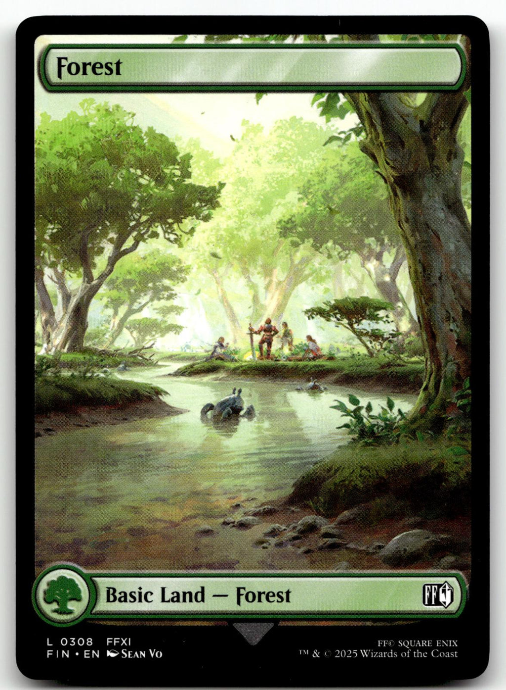 Forest (0308) 308 Land FINAL FANTASY Magic: The Gathering Near Mint