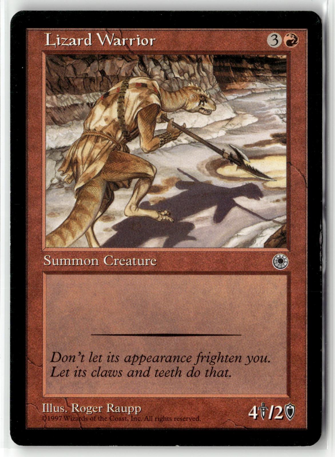Lizard Warrior Common Portal Magic: The Gathering Near Mint