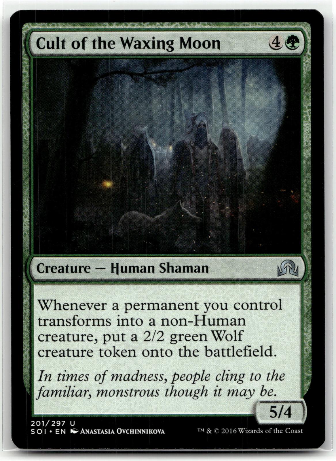 Cult of the Waxing Moon 201 Shadows over Innistrad Magic: The Gathering NM