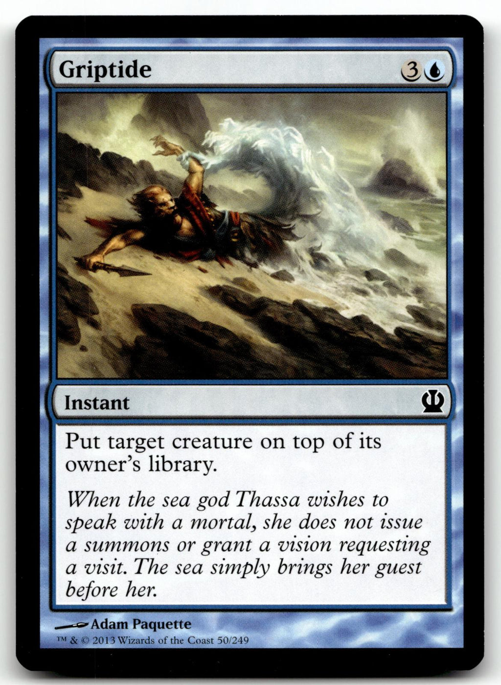 Griptide 50 Common Theros Magic: The Gathering Near Mint