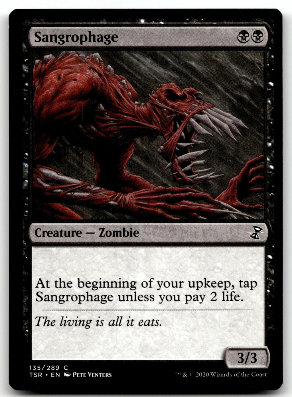 Sangrophage 135 Common Time Spiral: Remastered Magic: The Gathering Near Mint