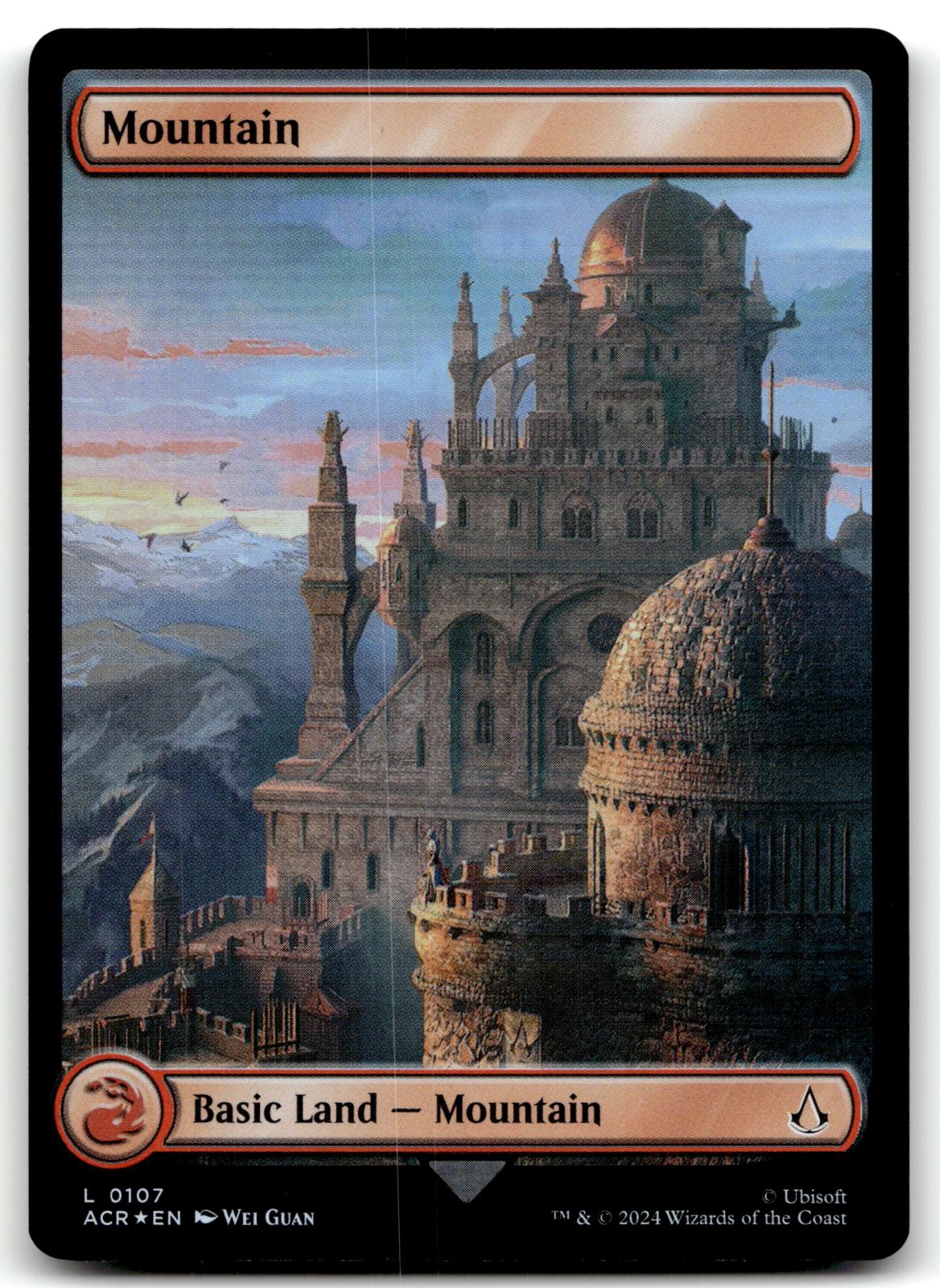 Mountain (0107) 107 Universes Beyond: Assassin's Creed Magic: The Gathering Foil NM