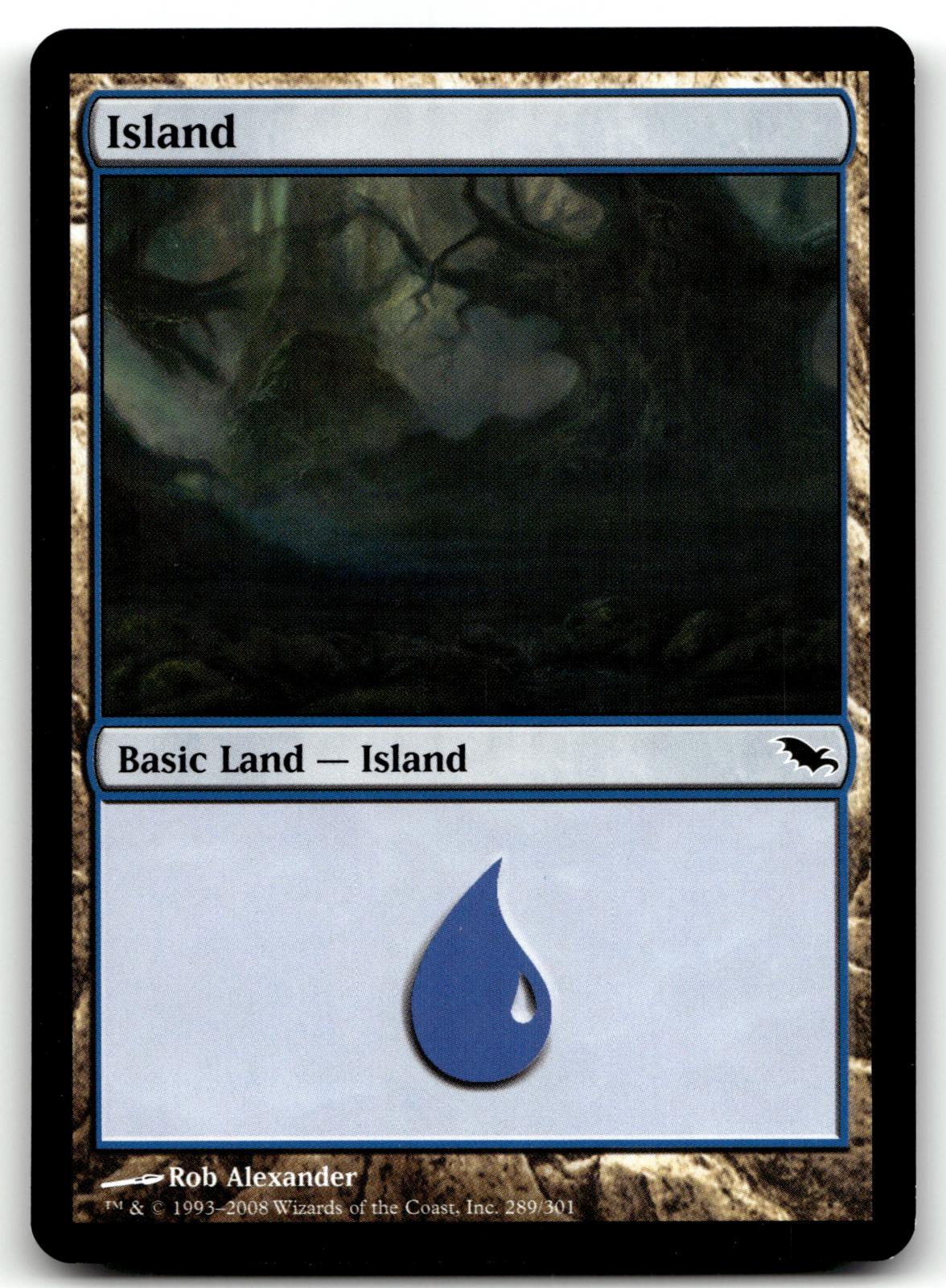 Island (289) 289 Land Shadowmoor Magic: The Gathering Near Mint