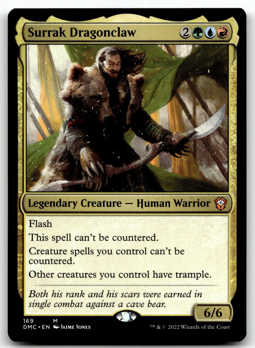 Surrak Dragonclaw 169 Mythic Commander: Dominaria United Magic: The Gathering NM