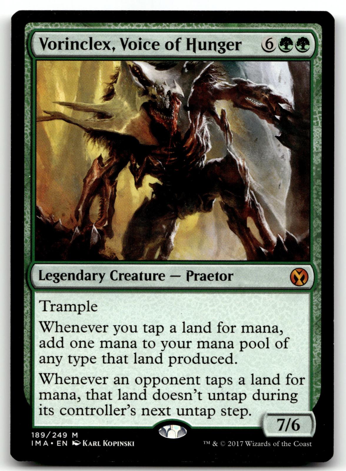 Vorinclex, Voice of Hunger 189 Mythic Iconic Masters Magic: The Gathering NM