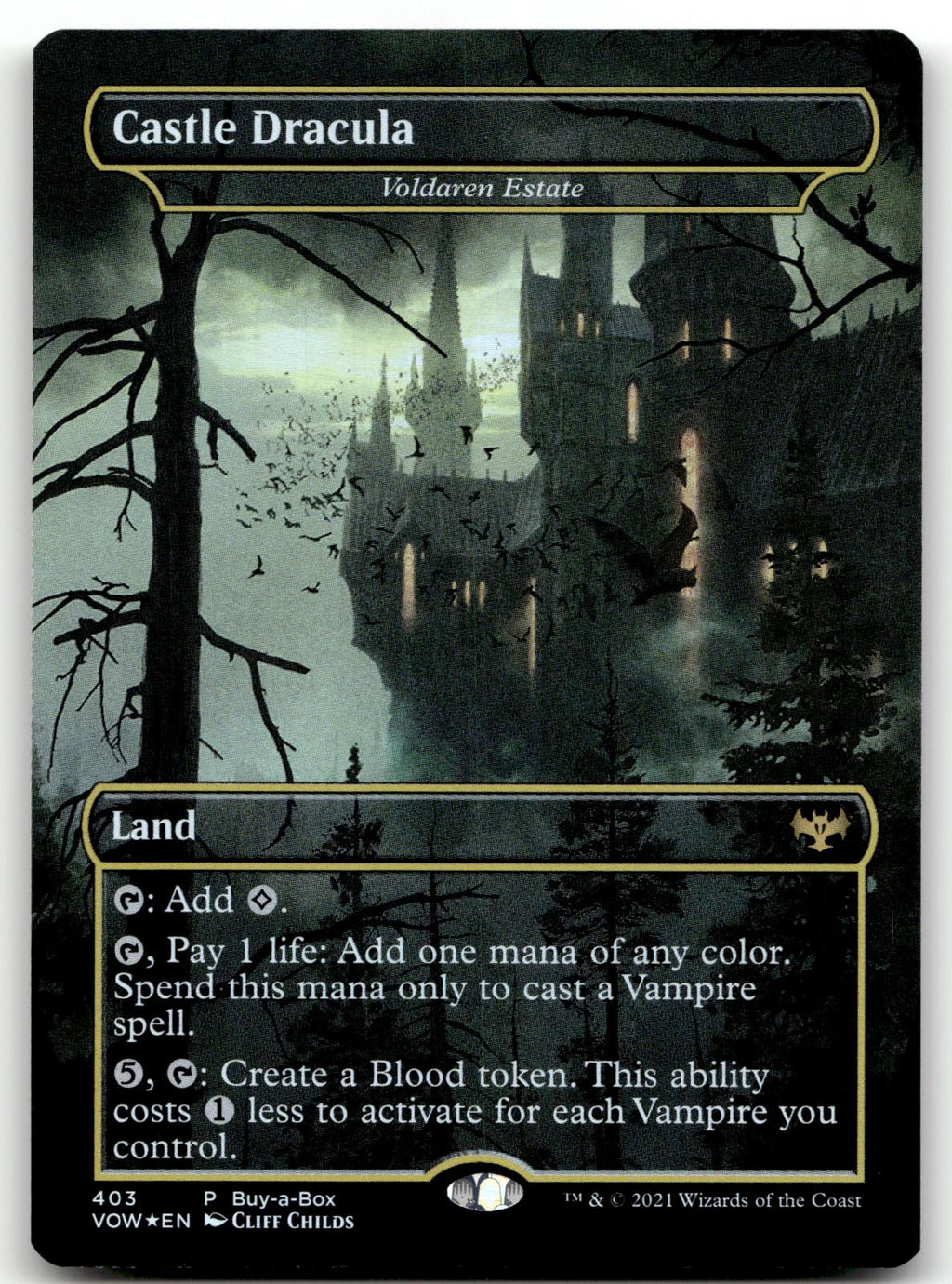 Castle Dracula - Voldaren Estate 403 Buy-A-Box Promos Magic: The Gathering Foil NM