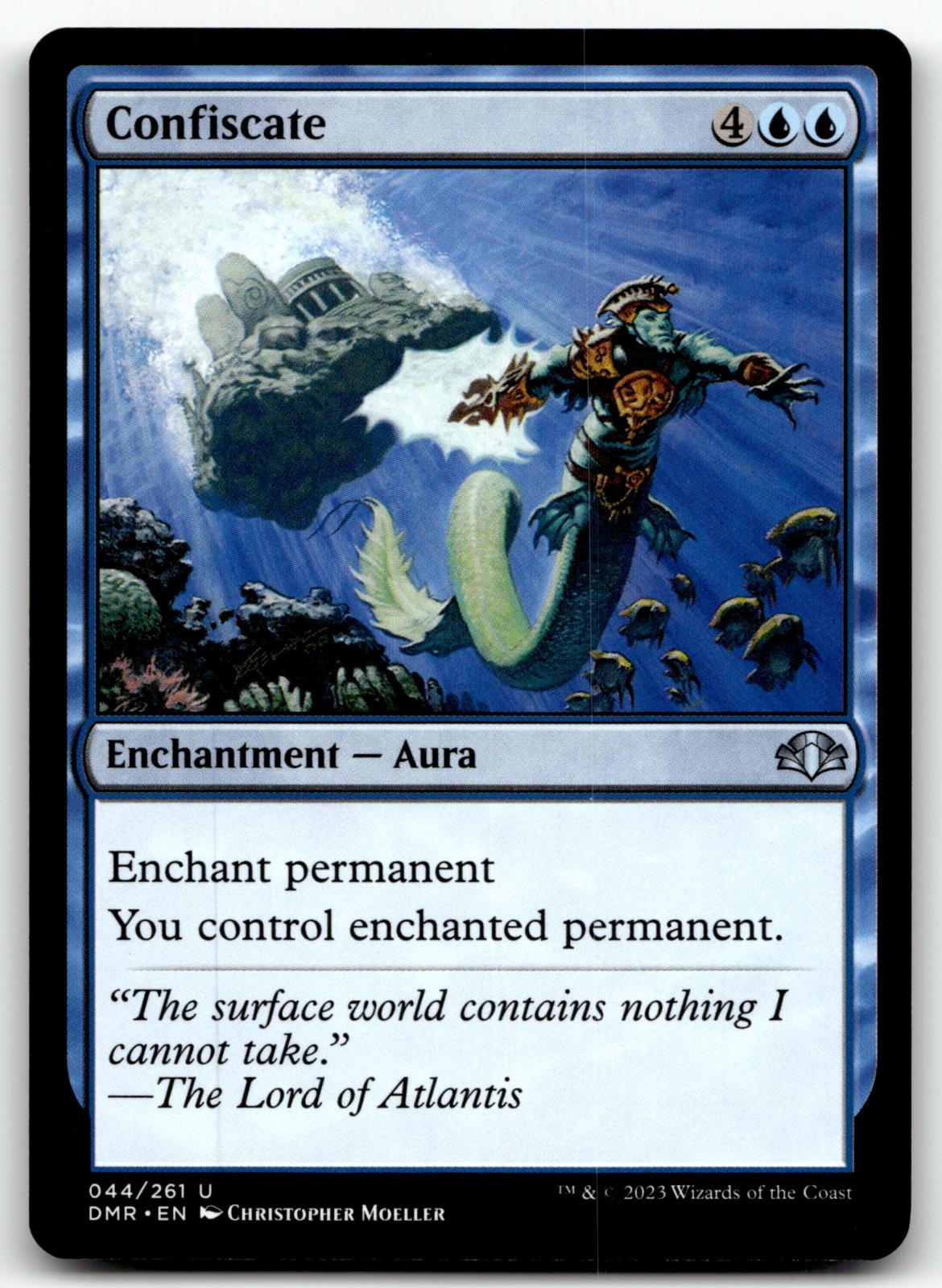 Confiscate 44 Uncommon Dominaria Remastered Magic: The Gathering Near Mint