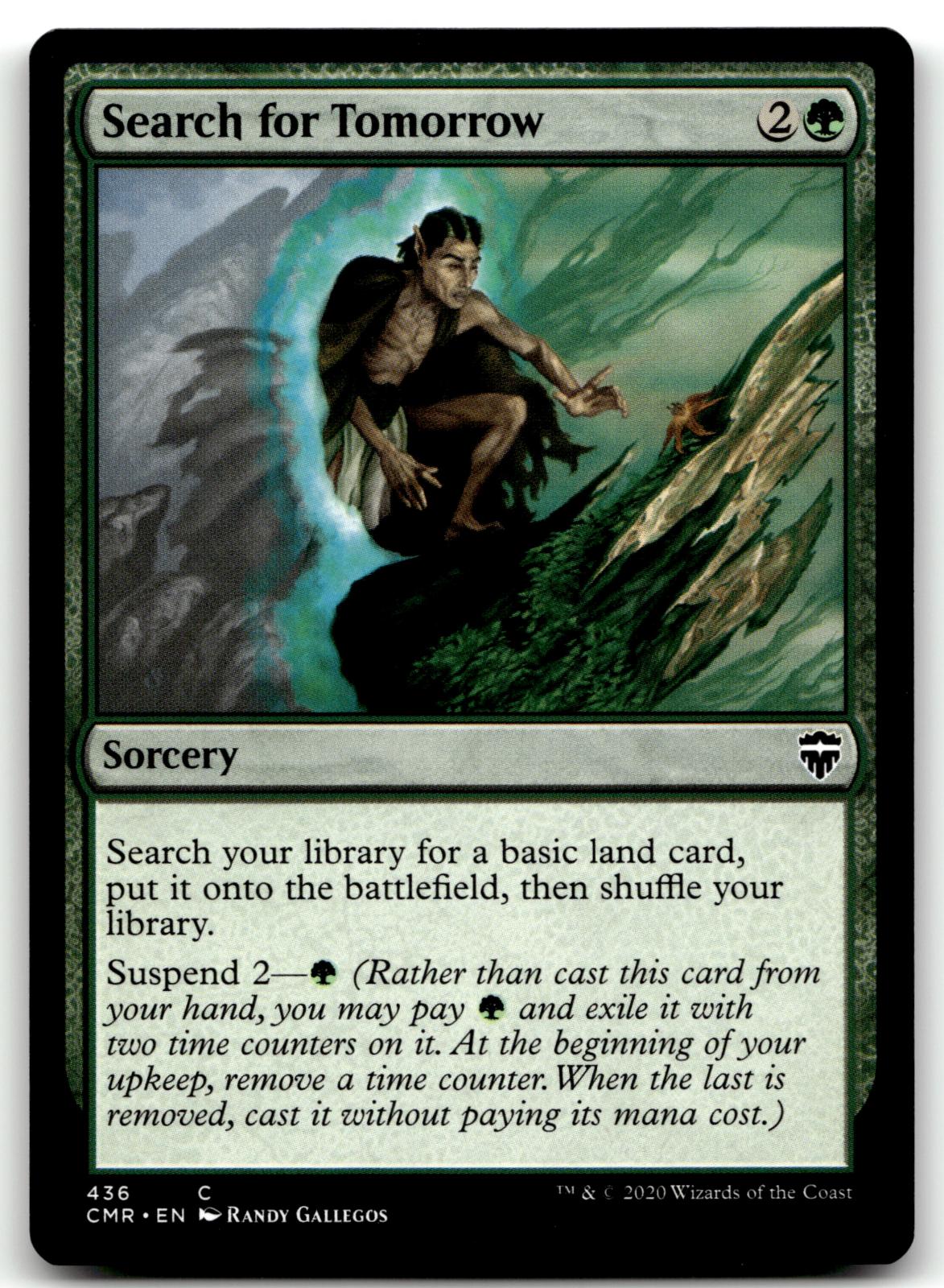 Search for Tomorrow 436 Common Commander Legends Magic: The Gathering Near Mint