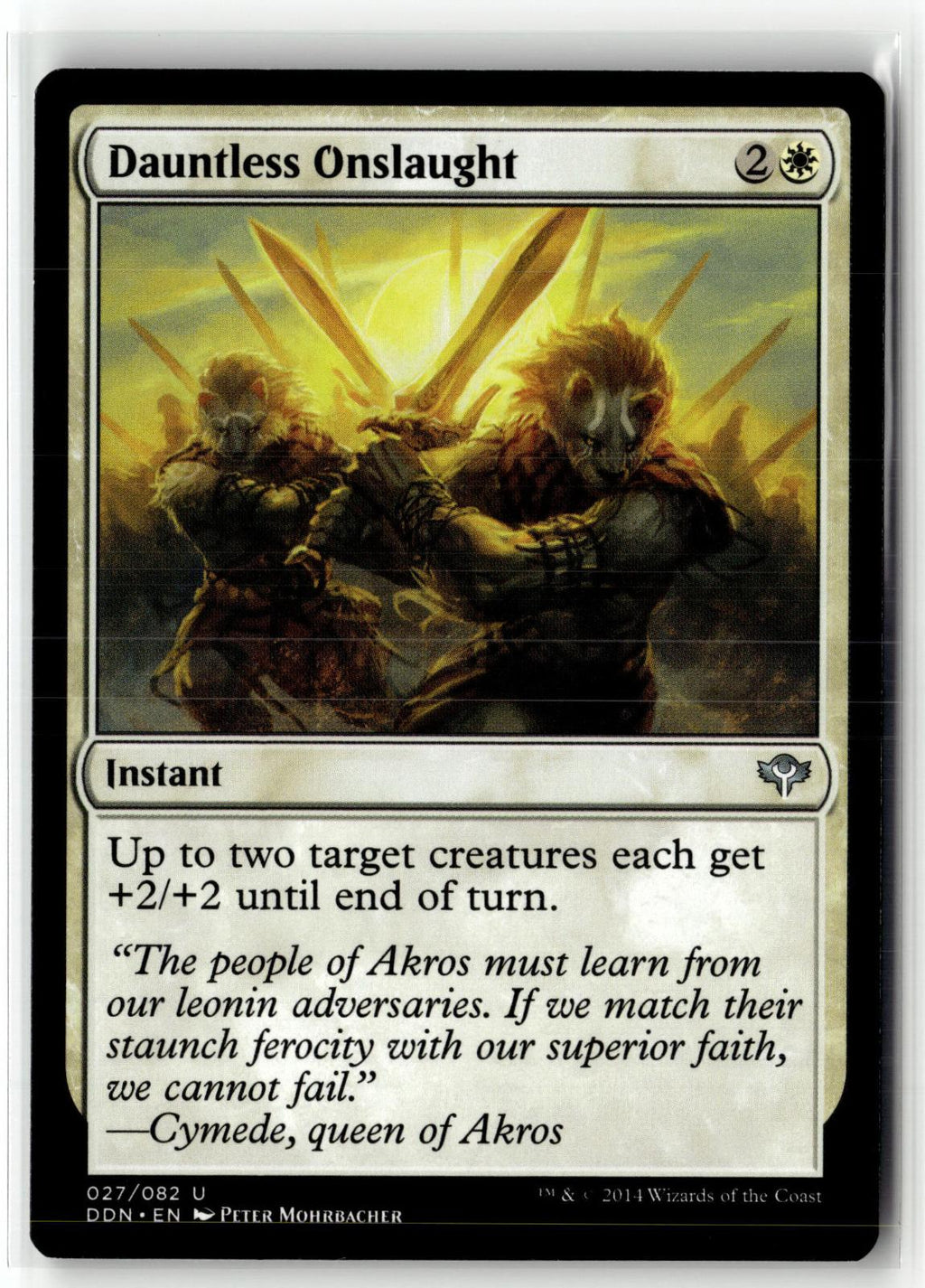 Dauntless Onslaught 6 Duel Decks: Speed vs. Cunning Magic: The Gathering NM