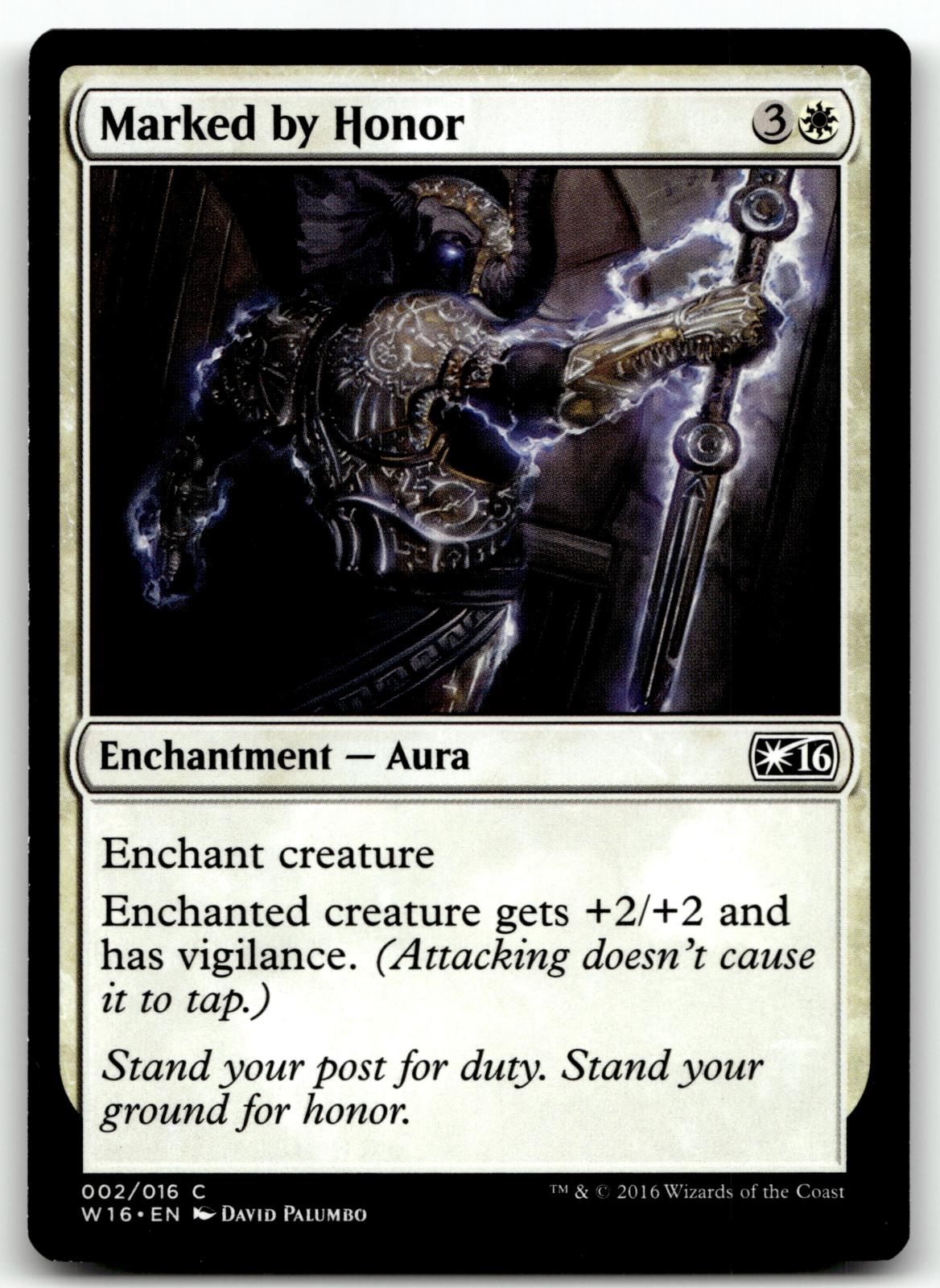 Marked by Honor 2 Common Welcome Deck 2016 Magic: The Gathering Near Mint