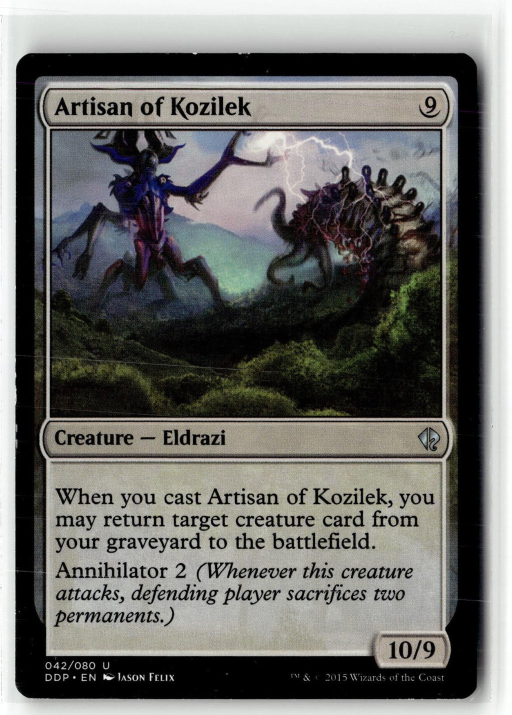 Artisan of Kozilek 42 Duel Decks: Zendikar vs. Eldrazi Magic: The Gathering NM