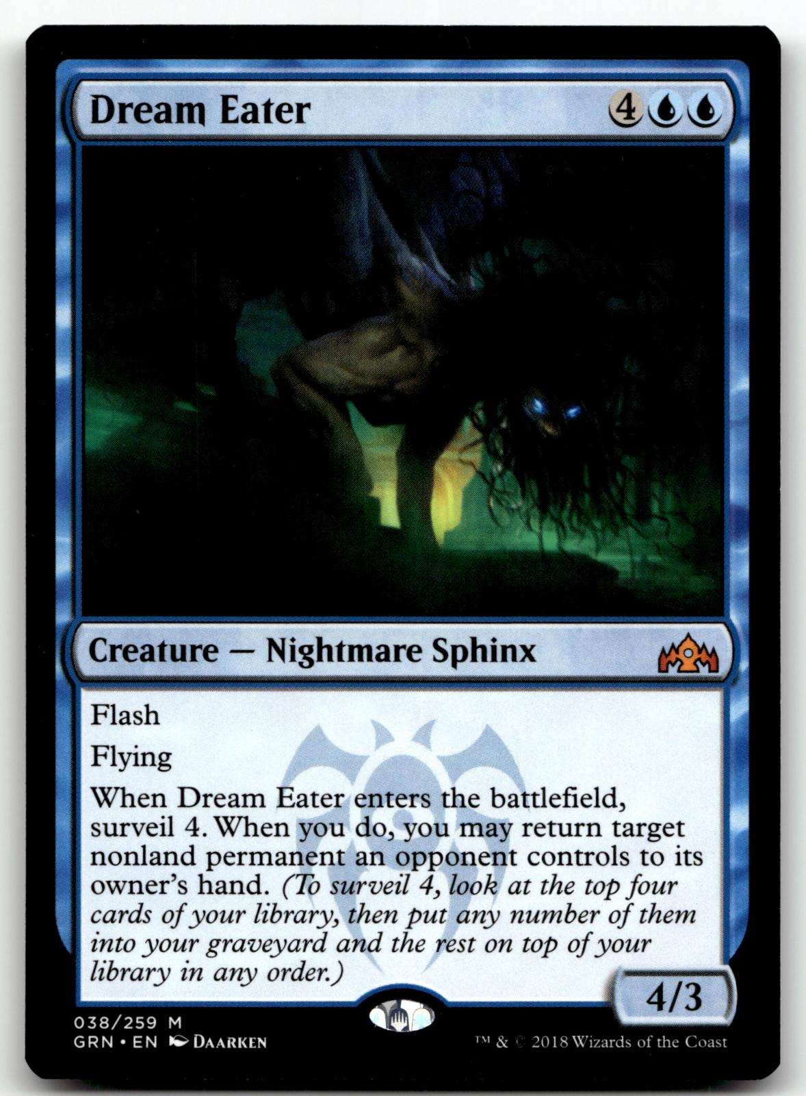 Dream Eater 38 Mythic Guilds of Ravnica Magic: The Gathering Near Mint