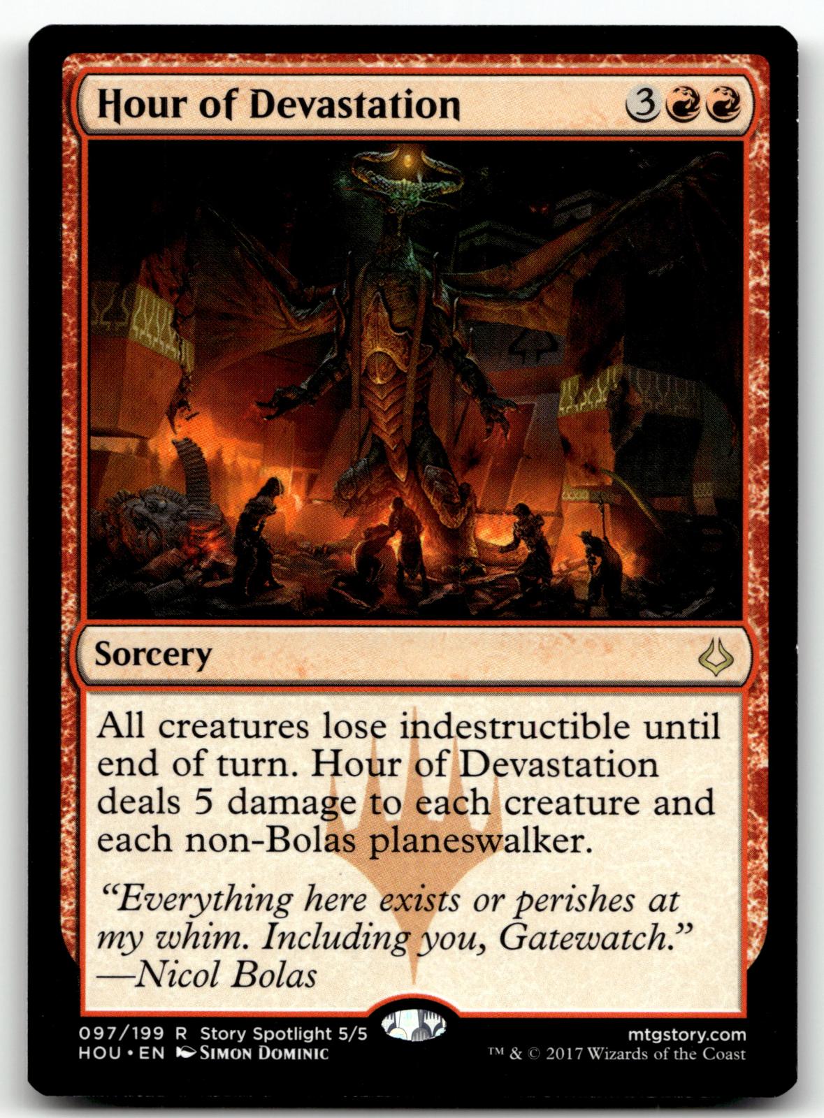 Hour of Devastation 97 Rare Hour of Devastation Magic: The Gathering Near Mint