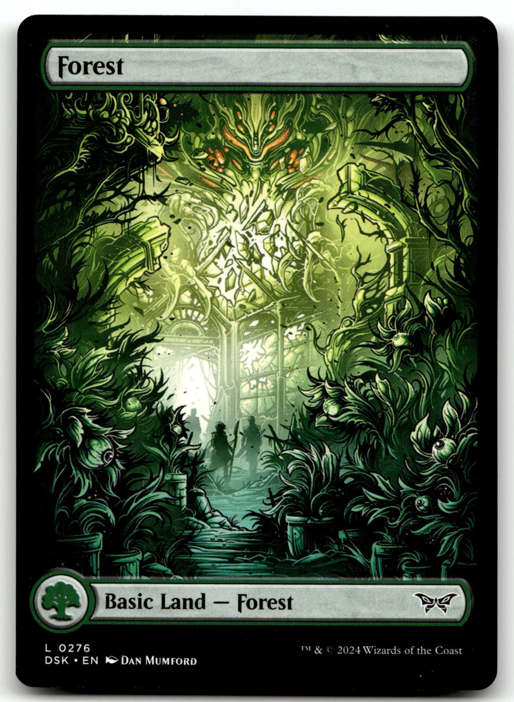Forest (0276) - Full Art 276 Duskmourn: House of Horror Magic: The Gathering NM