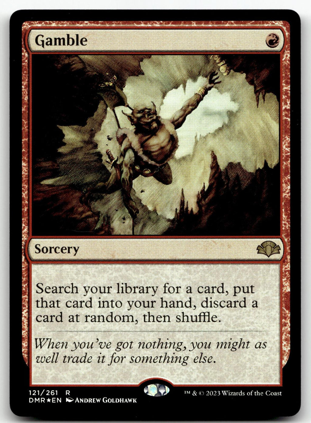 Gamble 121 Rare Dominaria Remastered Magic: The Gathering Near Mint
