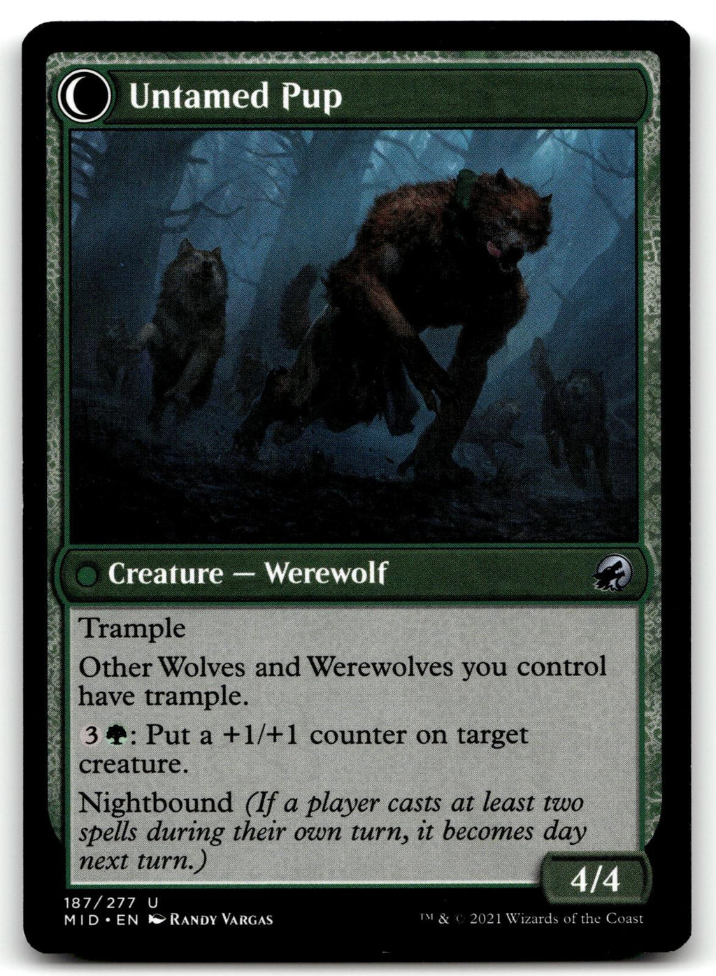 Hound Tamer 187 Uncommon Innistrad: Midnight Hunt Magic: The Gathering Near Mint