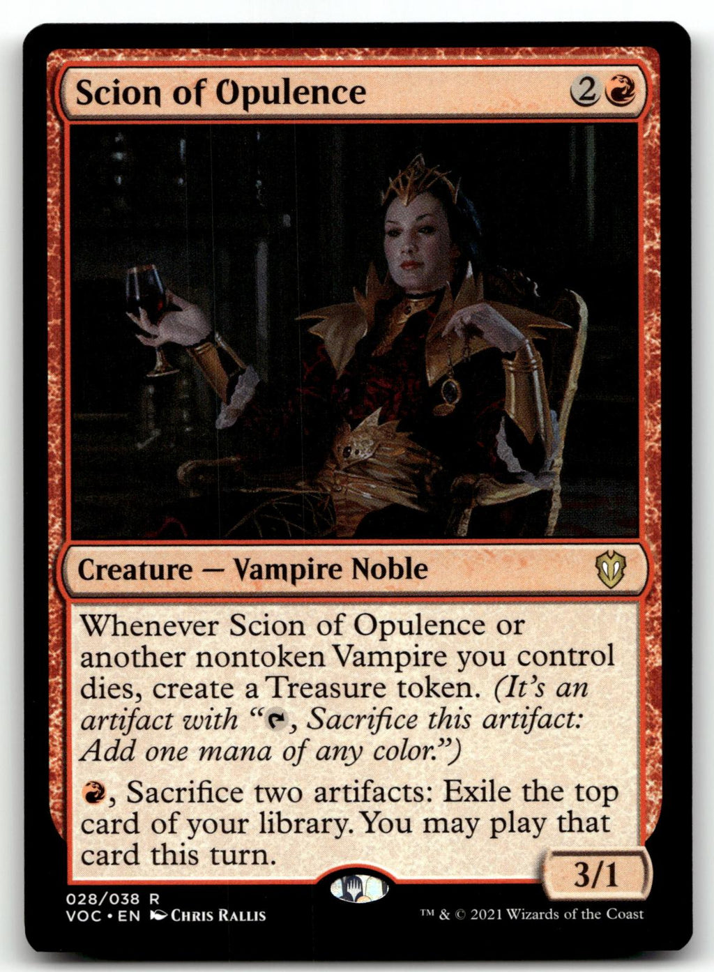 Scion of Opulence 28 Commander: Innistrad: Crimson Vow Magic: The Gathering NM