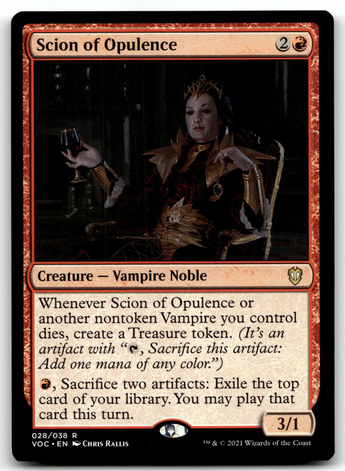 Scion of Opulence 28 Commander: Innistrad: Crimson Vow Magic: The Gathering NM