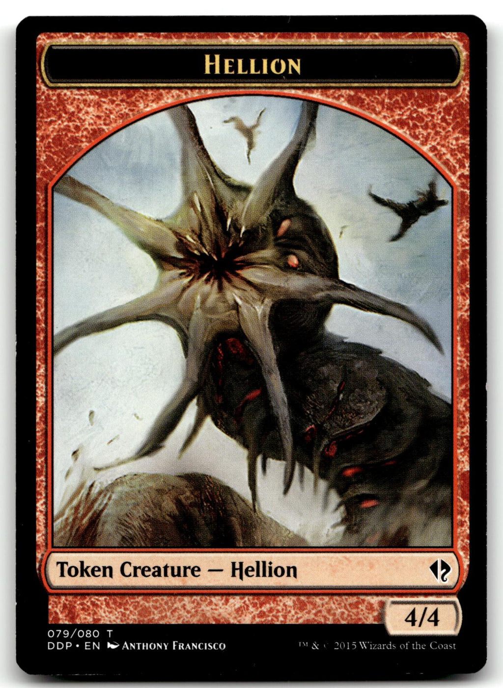 Hellion Token 79 Token Duel Decks: Zendikar vs. Eldrazi Magic: The Gathering NM