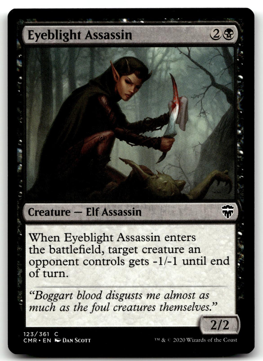 Eyeblight Assassin 123 Common Commander Legends Magic: The Gathering Near Mint