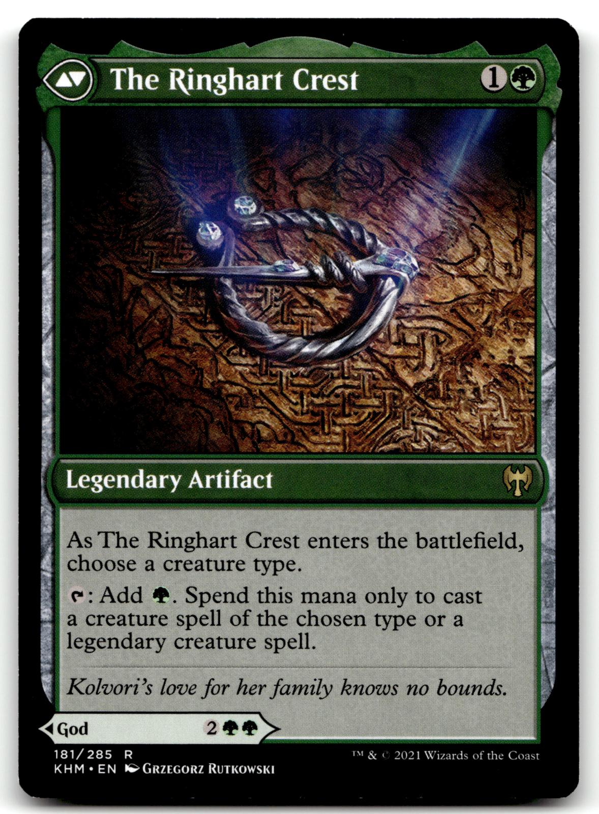 Kolvori, God of Kinship 181 Rare Kaldheim Magic: The Gathering Near Mint