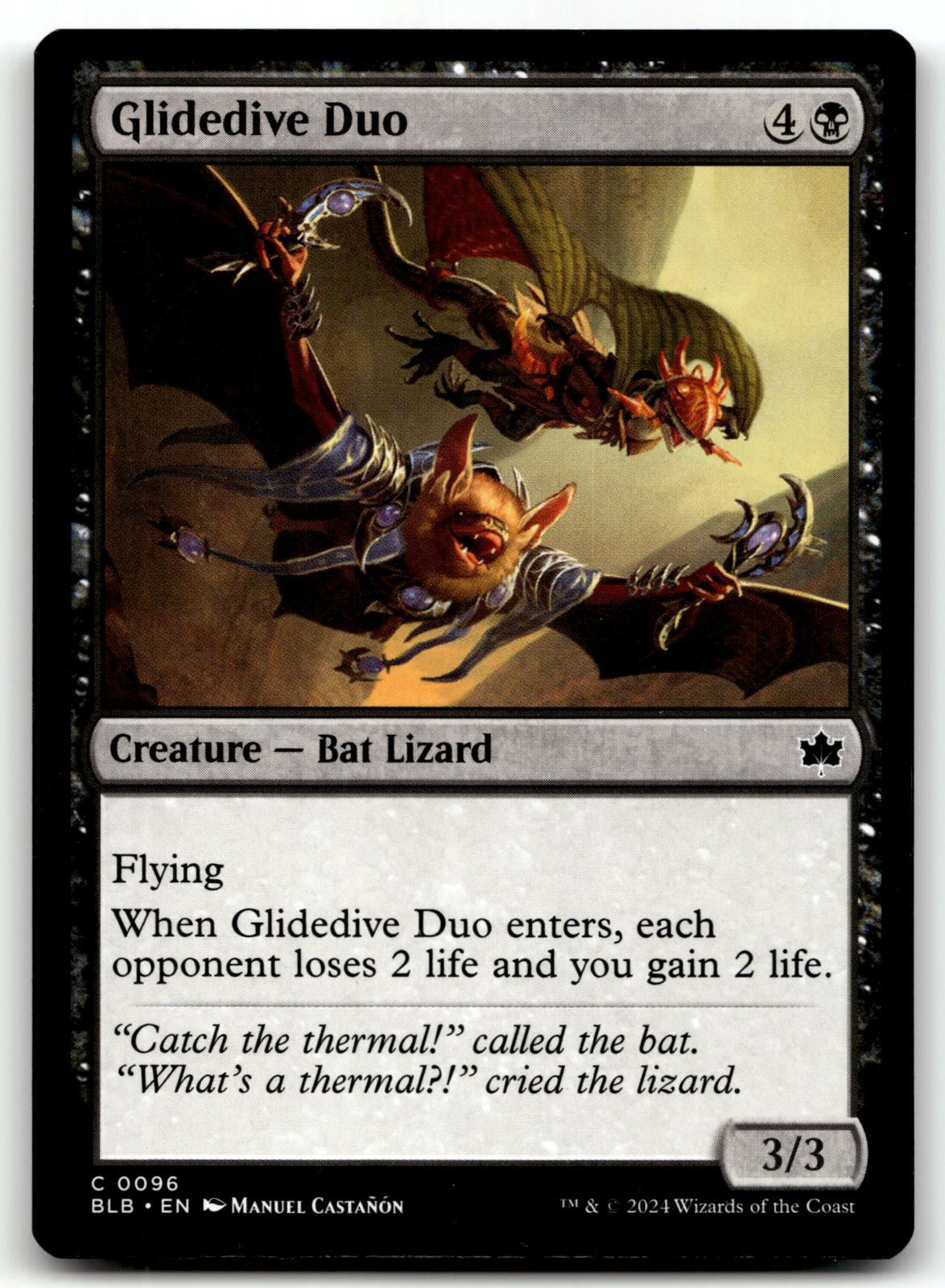 Glidedive Duo 96 Common Bloomburrow Magic: The Gathering Near Mint