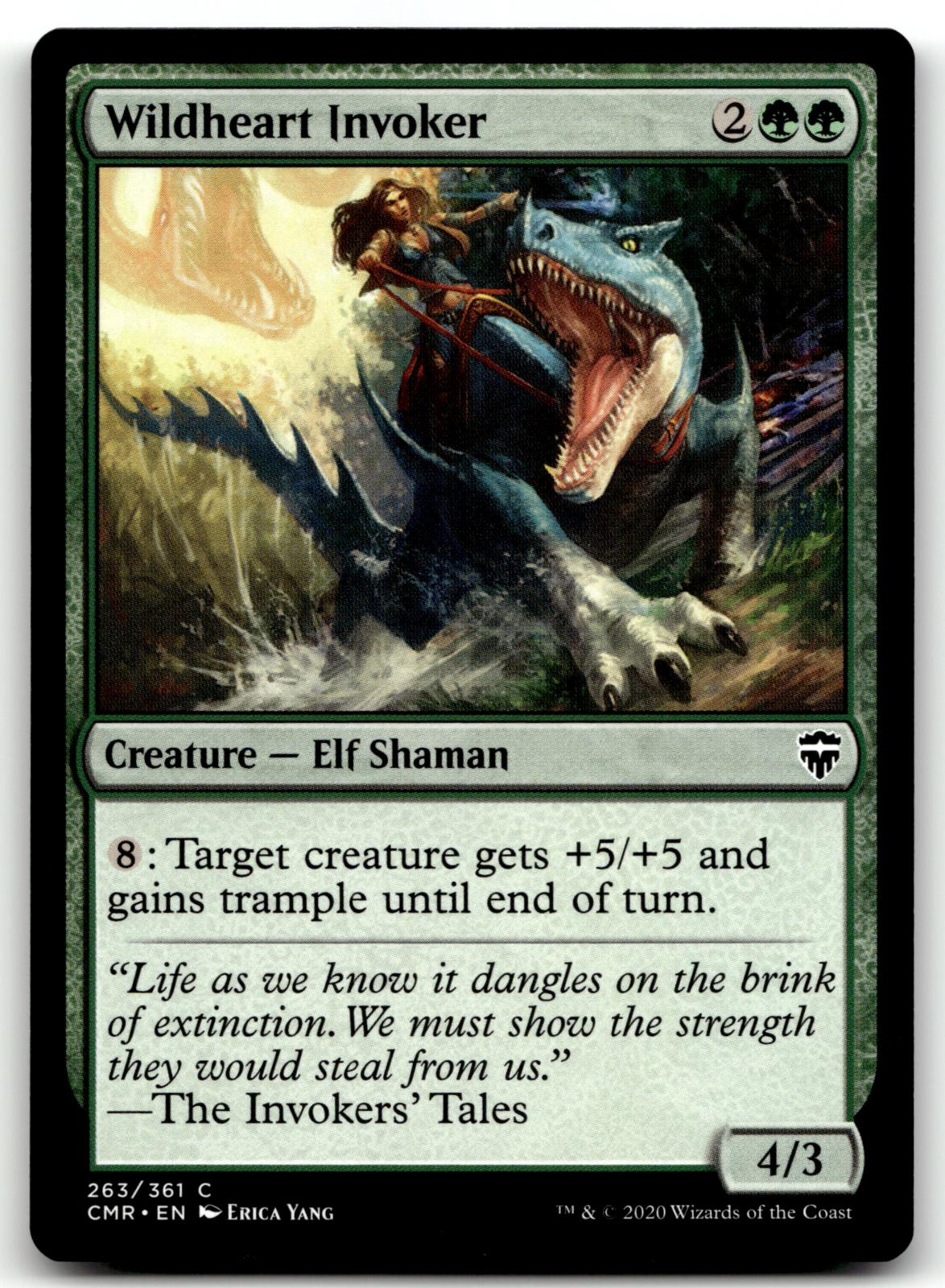 Wildheart Invoker 263 Common Commander Legends Magic: The Gathering Near Mint