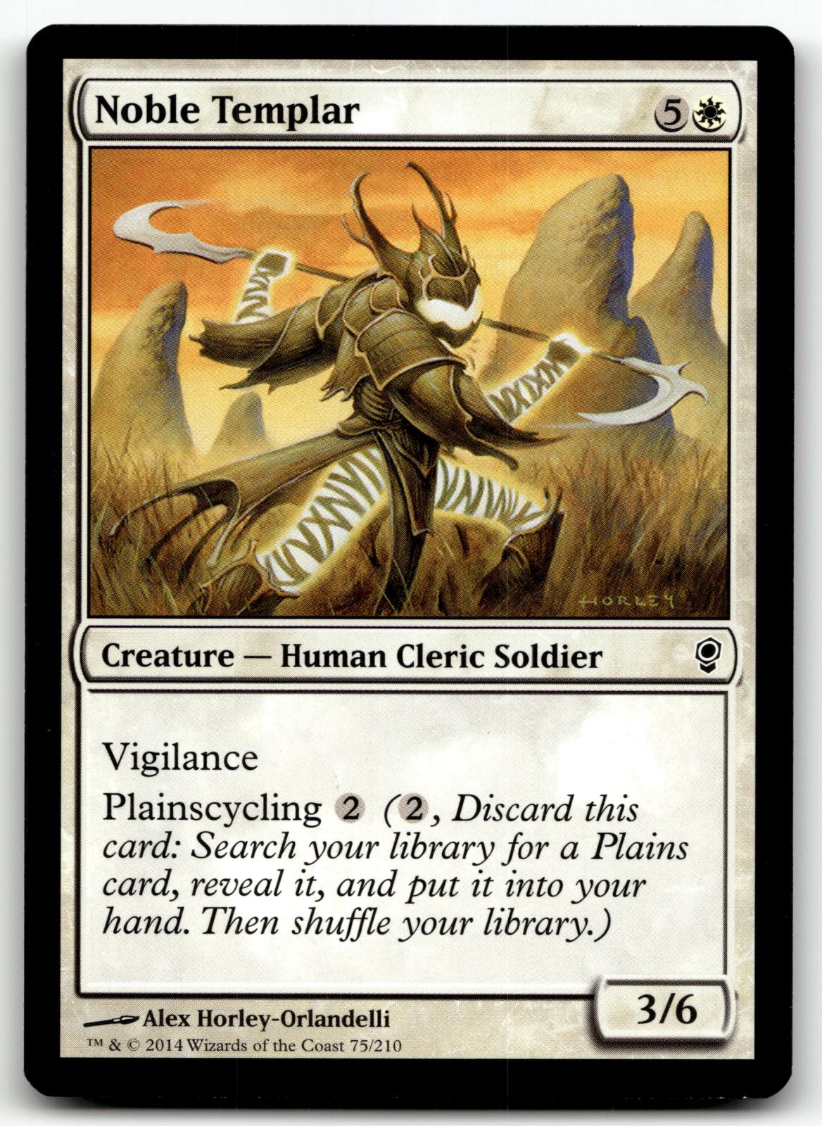 Noble Templar 75 Common Conspiracy Magic: The Gathering Near Mint