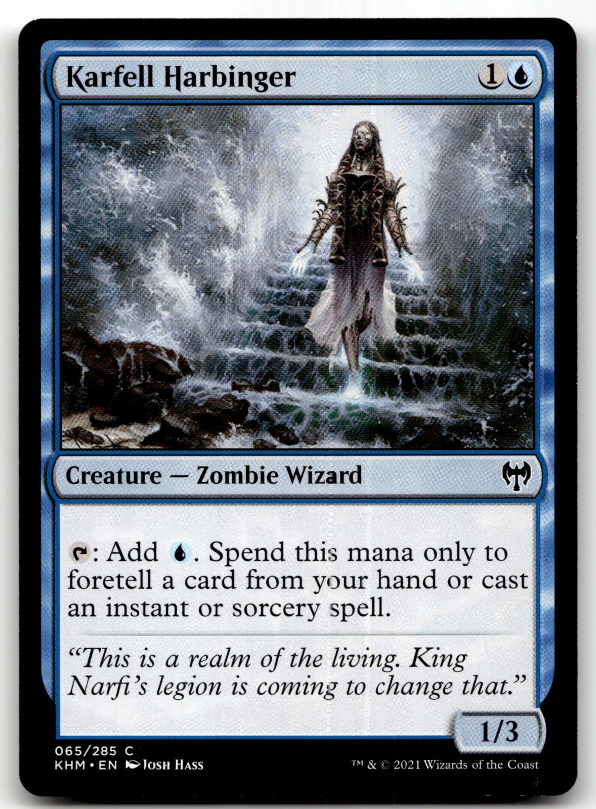 Karfell Harbinger 65 Common Kaldheim Magic: The Gathering Near Mint