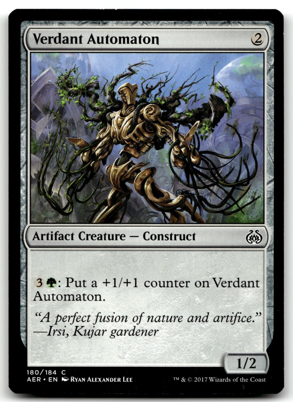 Verdant Automaton 180 Common Aether Revolt Magic: The Gathering Near Mint