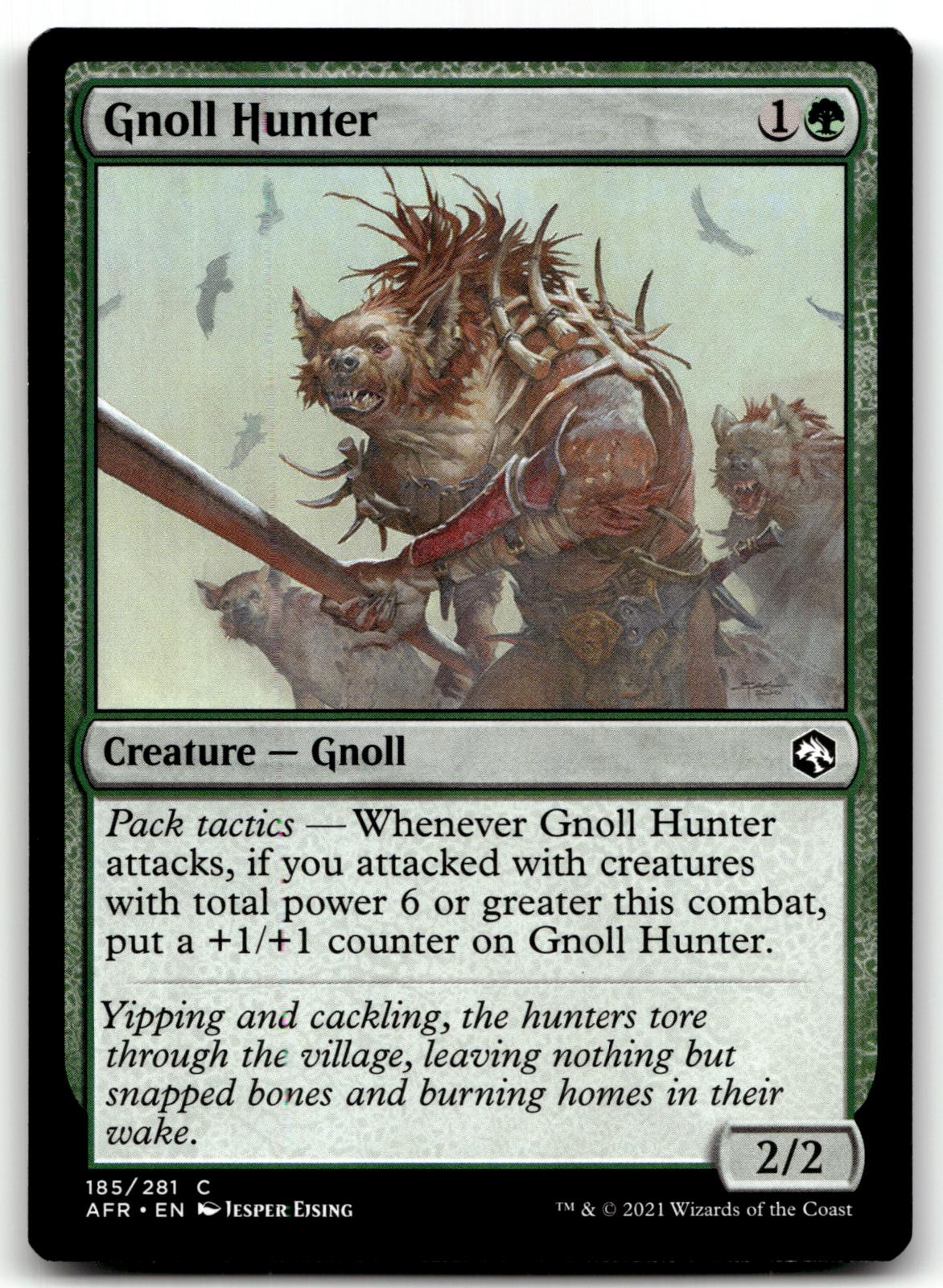 Gnoll Hunter 185 Adventures in the Forgotten Realms Magic: The Gathering NM