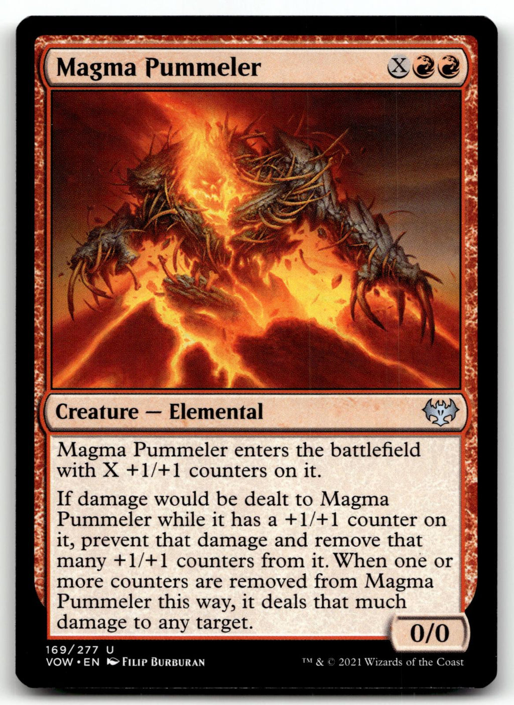 Magma Pummeler 169 Uncommon Innistrad: Crimson Vow Magic: The Gathering NM
