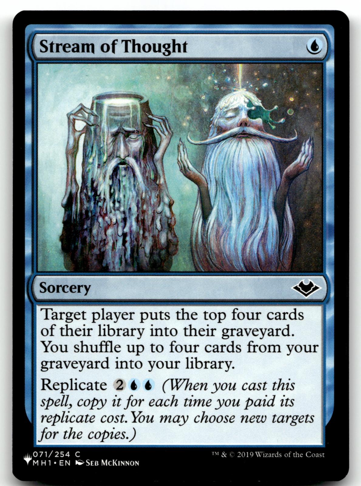 Stream of Thought 71 Common Modern Horizons Magic: The Gathering Near Mint