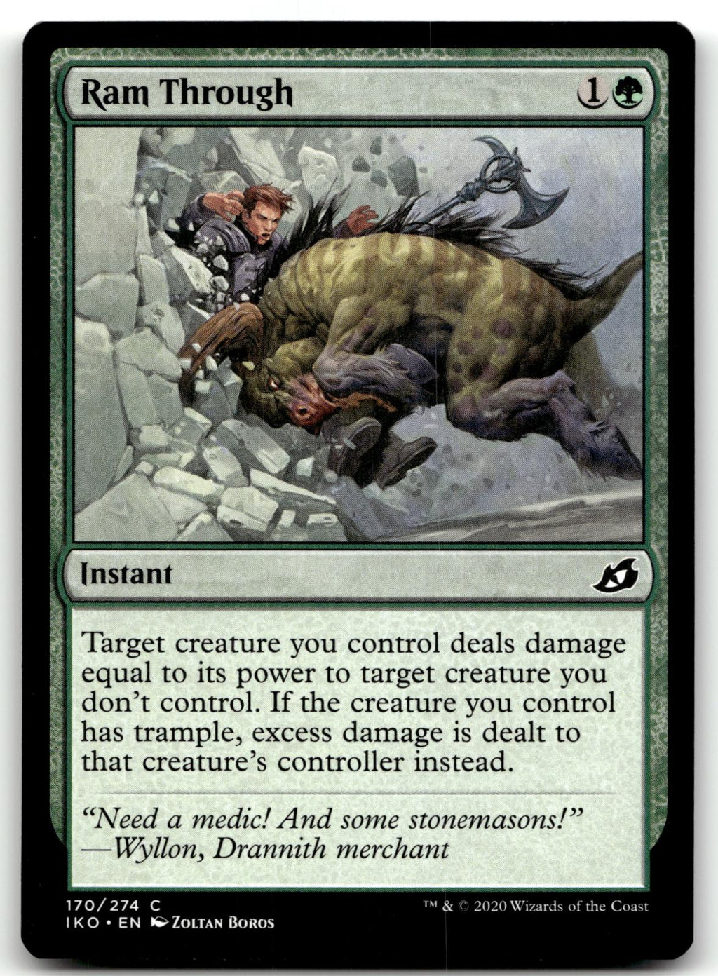 Ram Through 170 Common Ikoria: Lair of Behemoths Magic: The Gathering Near Mint