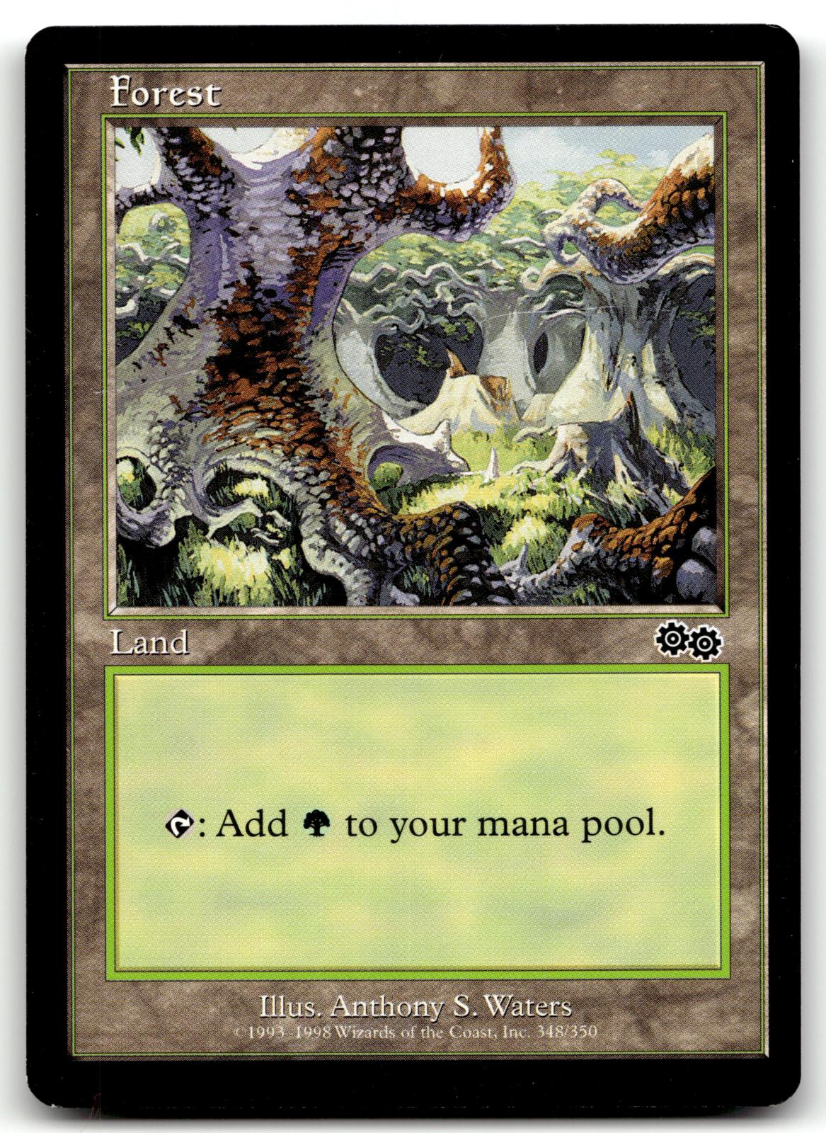 Forest (348) 348 Land Urza's Saga Magic: The Gathering Near Mint