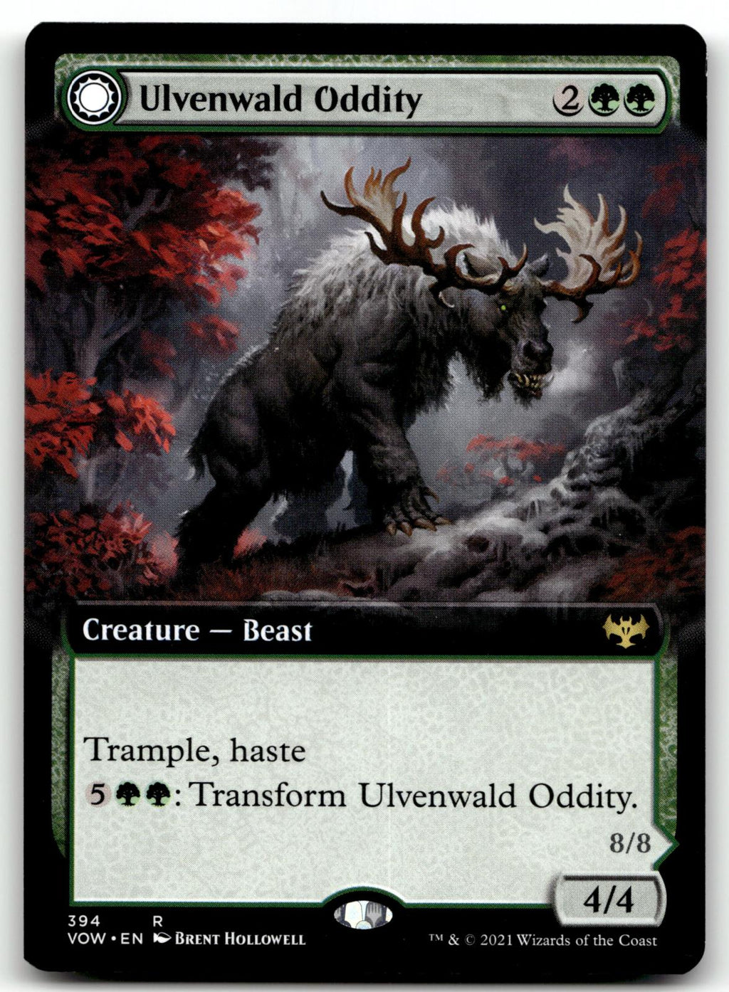 Ulvenwald Oddity (Extended Art) 394 Innistrad: Crimson Vow Magic: The Gathering