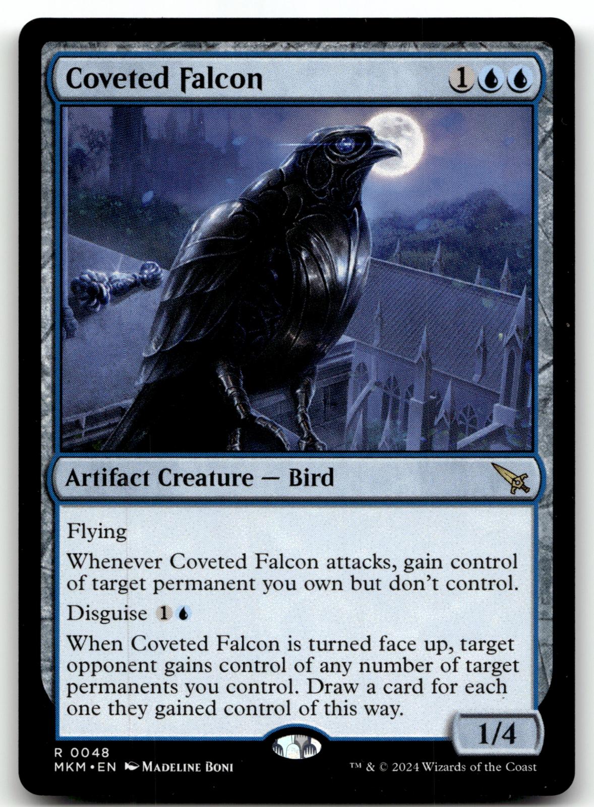 Coveted Falcon 48 Rare Murders at Karlov Manor Magic: The Gathering Near Mint