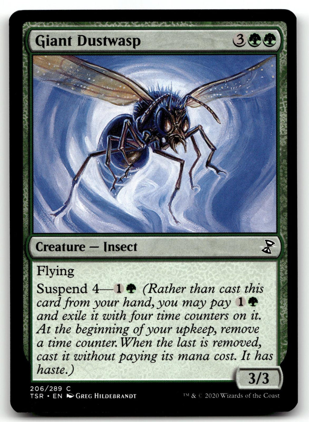 Giant Dustwasp 206 Common Time Spiral: Remastered Magic: The Gathering Near Mint