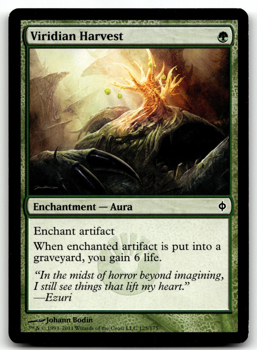 Viridian Harvest 125 Common New Phyrexia Magic: The Gathering Near Mint